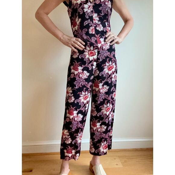 Club Monaco Printed Jumpsuit Size 00 - Picture 5 of 7